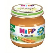 Hipp "Моё первое пюре" Морковь 80гр