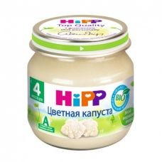 Hipp "Моё первое пюре" Цветная капуста 80гр