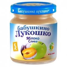 Бабушкино Лукошко Пюре из яблок и чернослив100гр