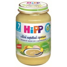Hipp "Мой первый супчик" Овощной крем-суп с цыпленком 190гр