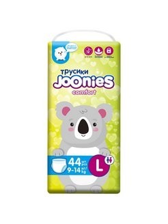 JOONIES Comfort Подгузники-трусики L (9-14 кг) 44шт