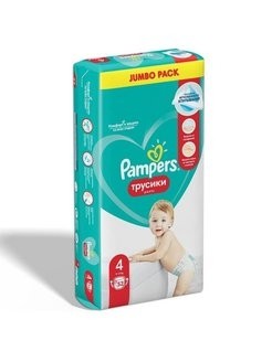 Pampers Pants Трусики - подгузники 4 (9-15 кг) - 52 шт
