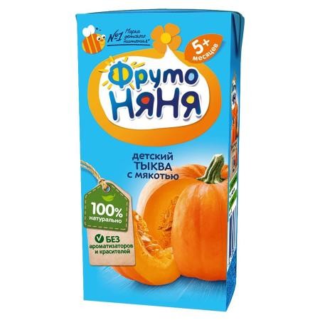 Нектар ФрутоНяня из тыквы с мякотью 0,2 л с 5 месяцев