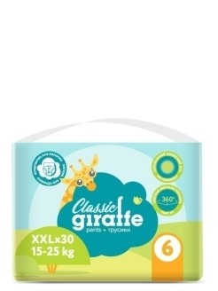 LOVULAR Giraffe Подгузники трусики размер  6 XXL (15-26 кг)