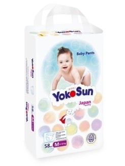 YokoSun Подгузники-трусики M (6-10 кг), 58 шт.
