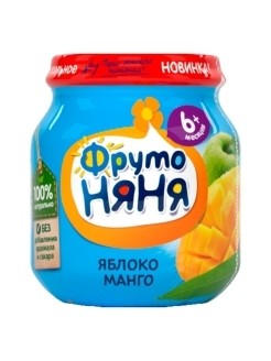 Фрутоняня пюре яблоко манго,с 6 мес 100 гр