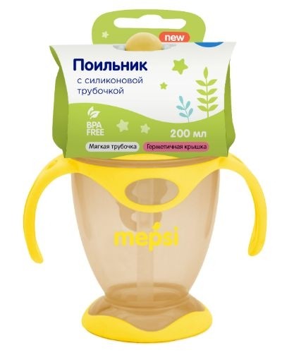  Mepsi 0228 поильник с трубочкой с 8 мес. 200 мл 
