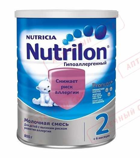 Смесь молочная Nutrilon 2 гипоаллергенная 800г с 6 месяцев