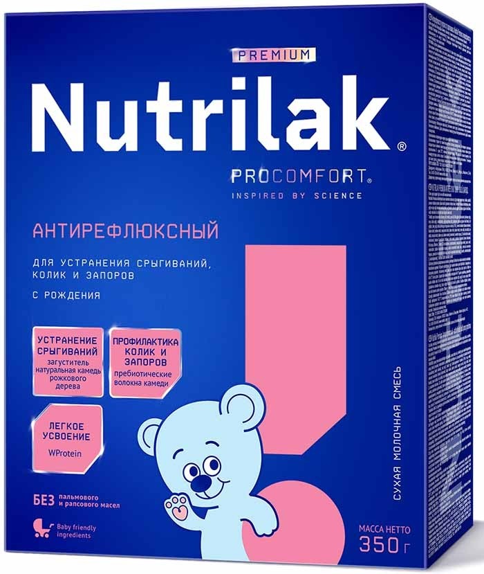 Смесь Nutrilak (InfaPrim) Premium антирефлюксный (с рождения) 350 г