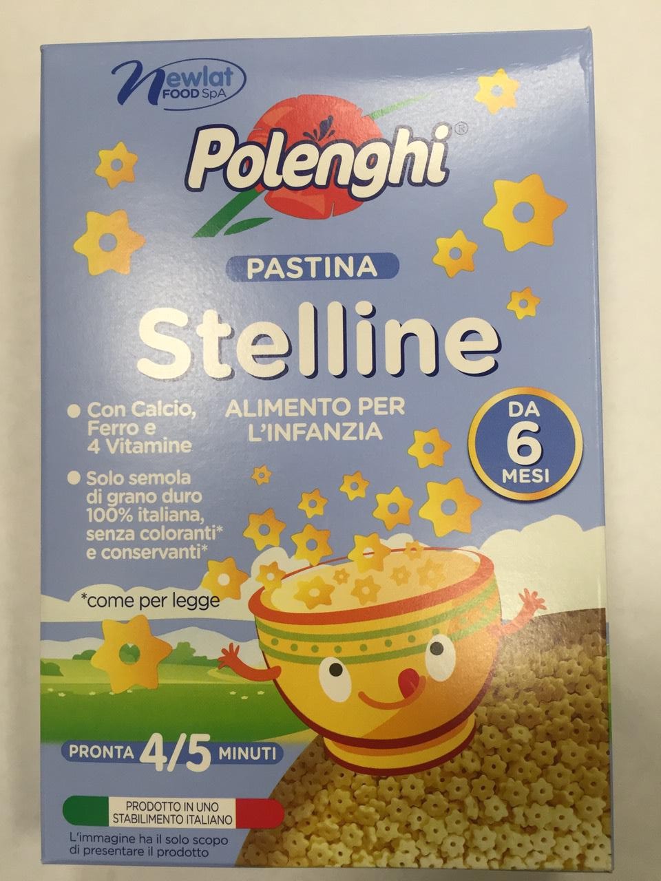 Макаронные изделия "Polenghi" ("Полигини") - Звездочки "Stelline" с 10 мес.