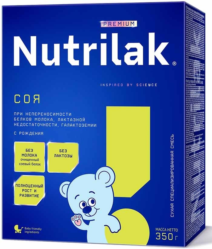 Смесь Nutrilak (InfaPrim) Premium Соя (с рождения) 350 г