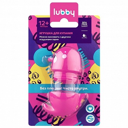 LUBBY 24074 Игрушка для купания конек 12+