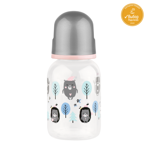 Lubby 13565 Бутылочка c латексной соской 125мл.