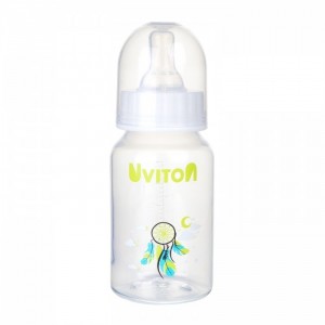 Uviton 0114 Бутылочка узкое горлышко, 125 мл 0+