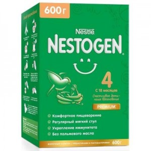 Nestogen® 4 Сухое молочко с пребиотиками и лактобактериями 600гр