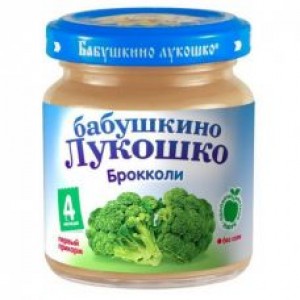 Пюре из капусты брокколи Бабушкино Лукошко 100гр