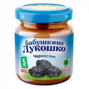 Пюре из чернослива Бабушкино Лукошко без сахара 100гр