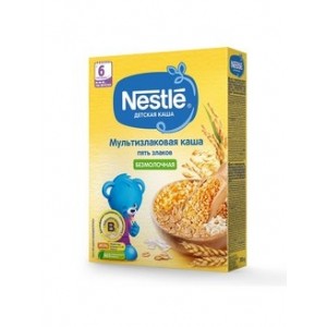 Nestle® Безмолочная мультизлаковая каша 5 злаков 200гр