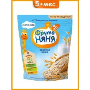 Каша Фрутоняня молочная овсяная 200г