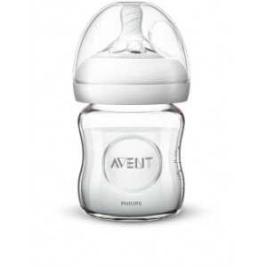 Philips AVENT SCF051/17 Бутылочка Natural 120 мл, стекло, 0+ мес