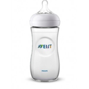 Philips AVENT Бутылочка SCF036/17, Natural 330мл, 6мес.+, с клапаном