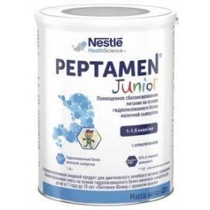 NESTLE Сухая молочная смесь Nestle Peptamen Junior, ваниль, 400гр
