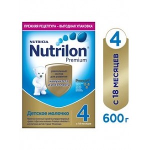 Nutrilon Premium 4 сухая молочная смесь с 18 мес.600гр 
