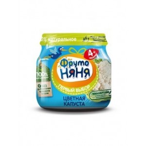 Пюре ФрутоНяня из цветной капусты с 4 мес. 80 г