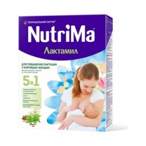 NutriMa Лактамил Напиток молочный для кормящих мам, 350 г