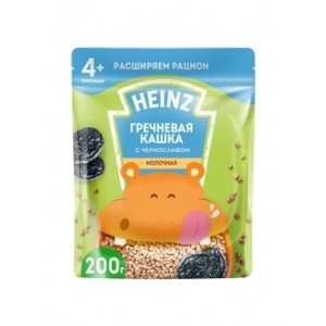 Каша молочная Heinz гречневая с черносливом с 4 мес. 250 г