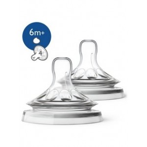 Philips AVENT SCF046/27, Соска для густых жидкостей 2 шт., 6 мес.+
