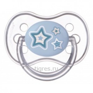 Пустышка силиконовая круглая 0-6 месяцев Newborn baby