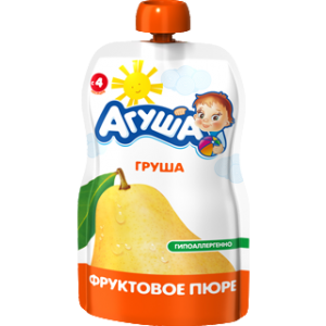 Пюре Агуша груша с 4 месяцев 90 г
