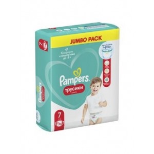Pampers Подгузники-трусики 7 17+ кг, 34 шт