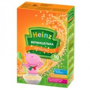 Вермишелька Heinz «Звездочки» с 10 мес 340 г