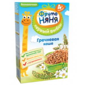 Каша Фруто няня безмолочная гречневая гипоаллергенная 200г