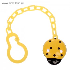 Крошка Я2932011 Держатель для пустышки Божья коровка,0+