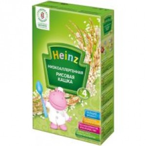 Heinz Кашка рисовая низкоаллергенная 160гр