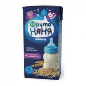 Кашка ФрутоНяня готовая молочно-пшеничная 02л