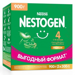 Nestogen® 4 Сухое молочко с пребиотиками и лактобактериями 900 гр.