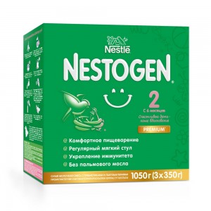 Nestogen® 2 Сухая молочная смесь с пребиотиками и лактобактериями 1050 гр/