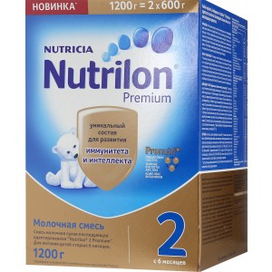 Смесь сухая молочная Nutrilon 2 Premium 1200 гр