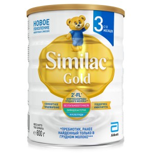Similac Gold 3 Смесь сухая молочная с 12 мес., 800 г