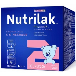 Nutrilak Молочная смесь Premium 2, с 6 месяцев, 1050 г
