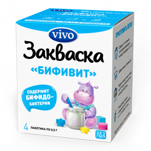 Закваска Vivo "Бифивит" 4 пакетика