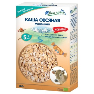 Каша Fleur Alpine молочная овсяная 200г с 5месяцев