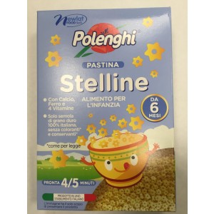 Макаронные изделия "Polenghi" ("Полигини") - Звездочки "Stelline" с 10 мес.