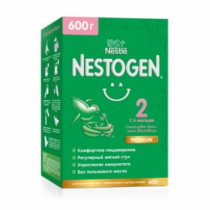 Nestogen® 2 Сухая молочная смесь с пребиотиками и лактобактериями 600гр