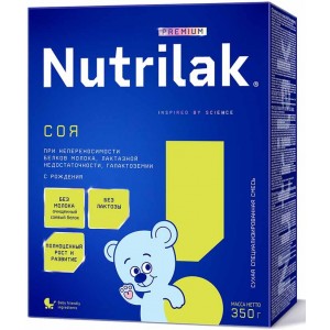 Смесь Nutrilak (InfaPrim) Premium Соя (с рождения) 350 г