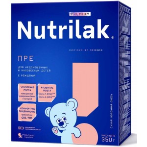 Смесь Nutrilak (InfaPrim) Premium Pre (с рождения) 350 г